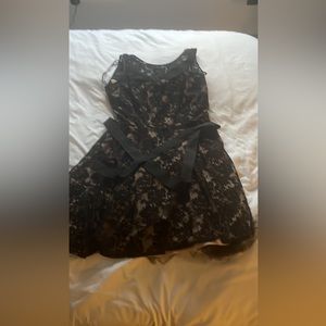 Black lace dress